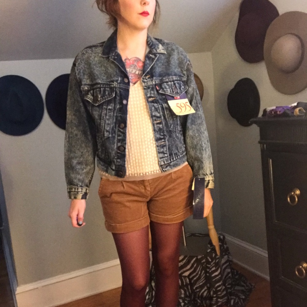 AMAZING vintage 80’s Levi’s denim jacket NWT
